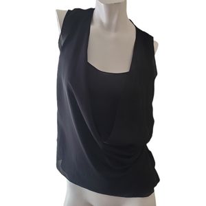 Wes Gordon 100% silk sleeveless blouse